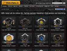 Tablet Screenshot of ct-watches.dk